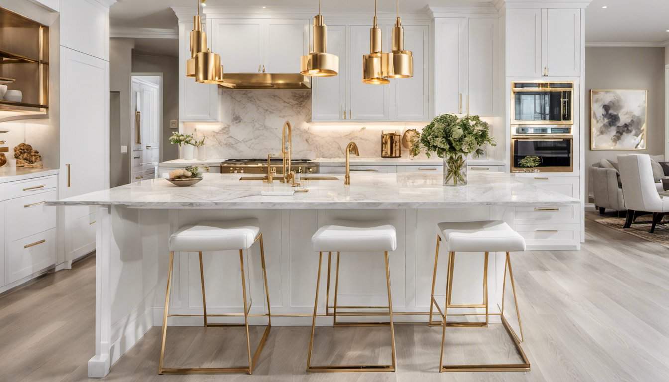 Gold and White Kitchen Decor: Chic Ideas for Stylish Spaces - Vip Home ...